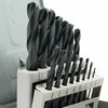 Forney 15-Piece Jobber Length Drill Bit Set, High Speed Steel HSS, 135 Degree Split Point 20217